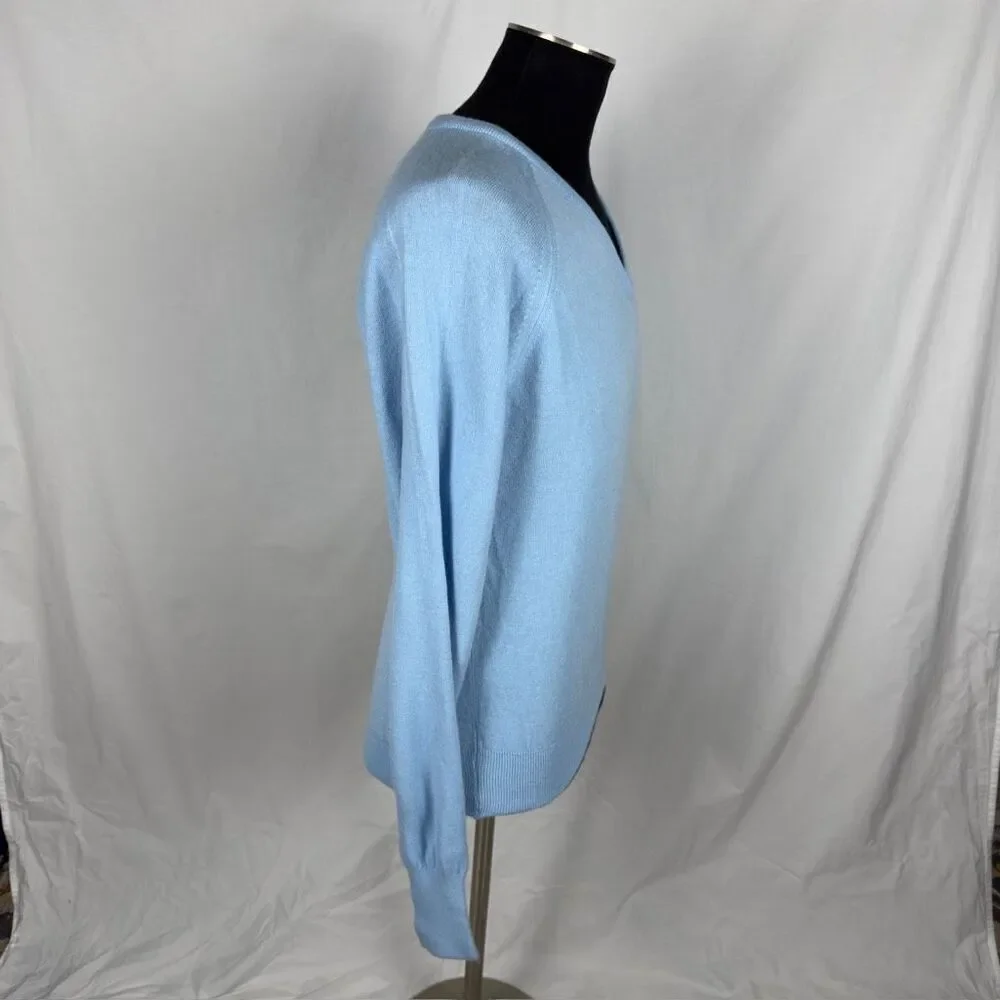 Vintage Par Four Golf‎ Baby Blue V-Neck Sweater - Men’s L